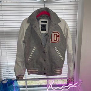 DIESEL Leather Stadium Jacket Women's